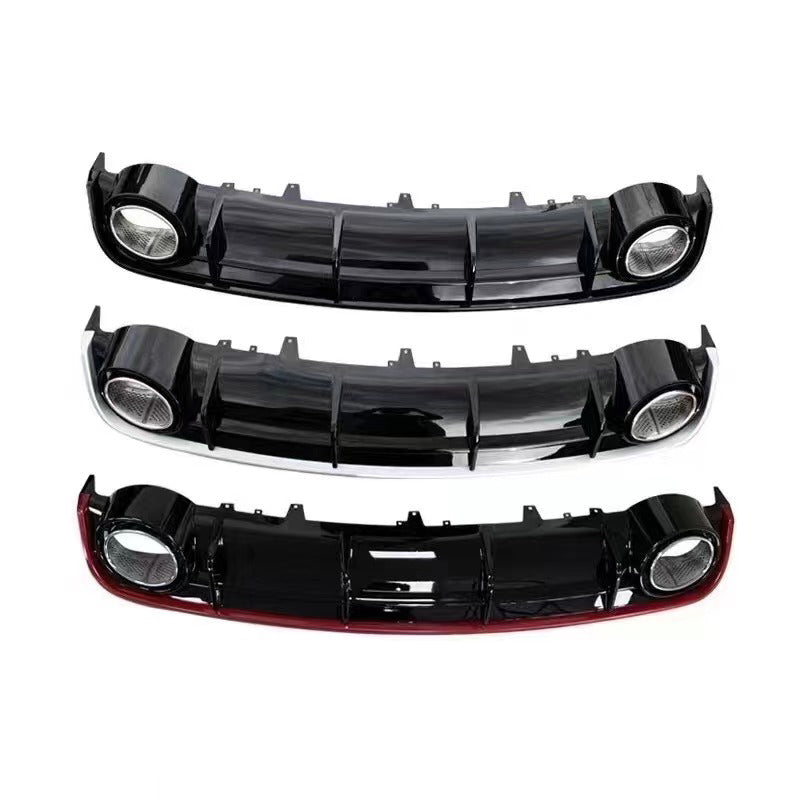 2016-2018 Audi RS6 S6 Style A6 Rear Diffuser With Tailpipe For Audi A6 S6 C7.5