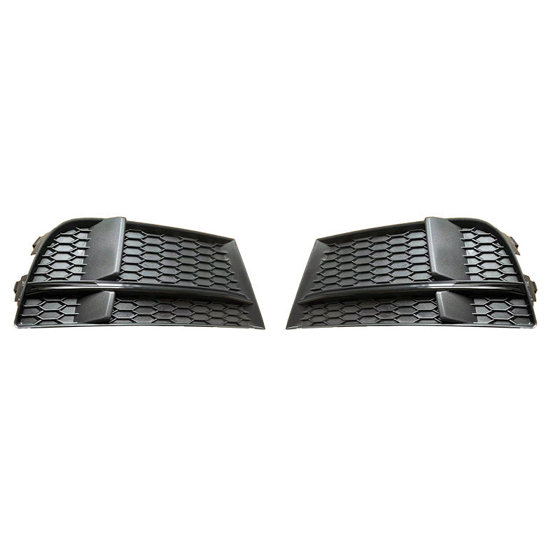 2017-2019 A3 S3 8V.5 Audi Front Bumper Down Grille Honeycomb Style S line Fog Light Grilles For Audi A3 S3 8V.5