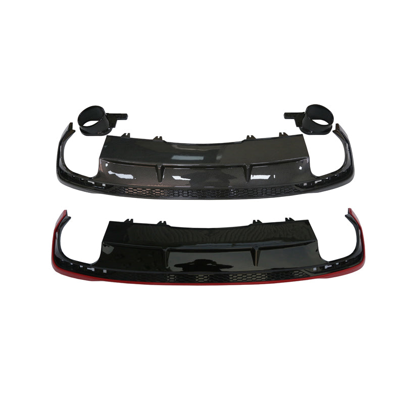 2020-2024 Audi RS4 Style A4 Diffuser With Large Dual Tailpipe For Audi A4 S4 B9.5