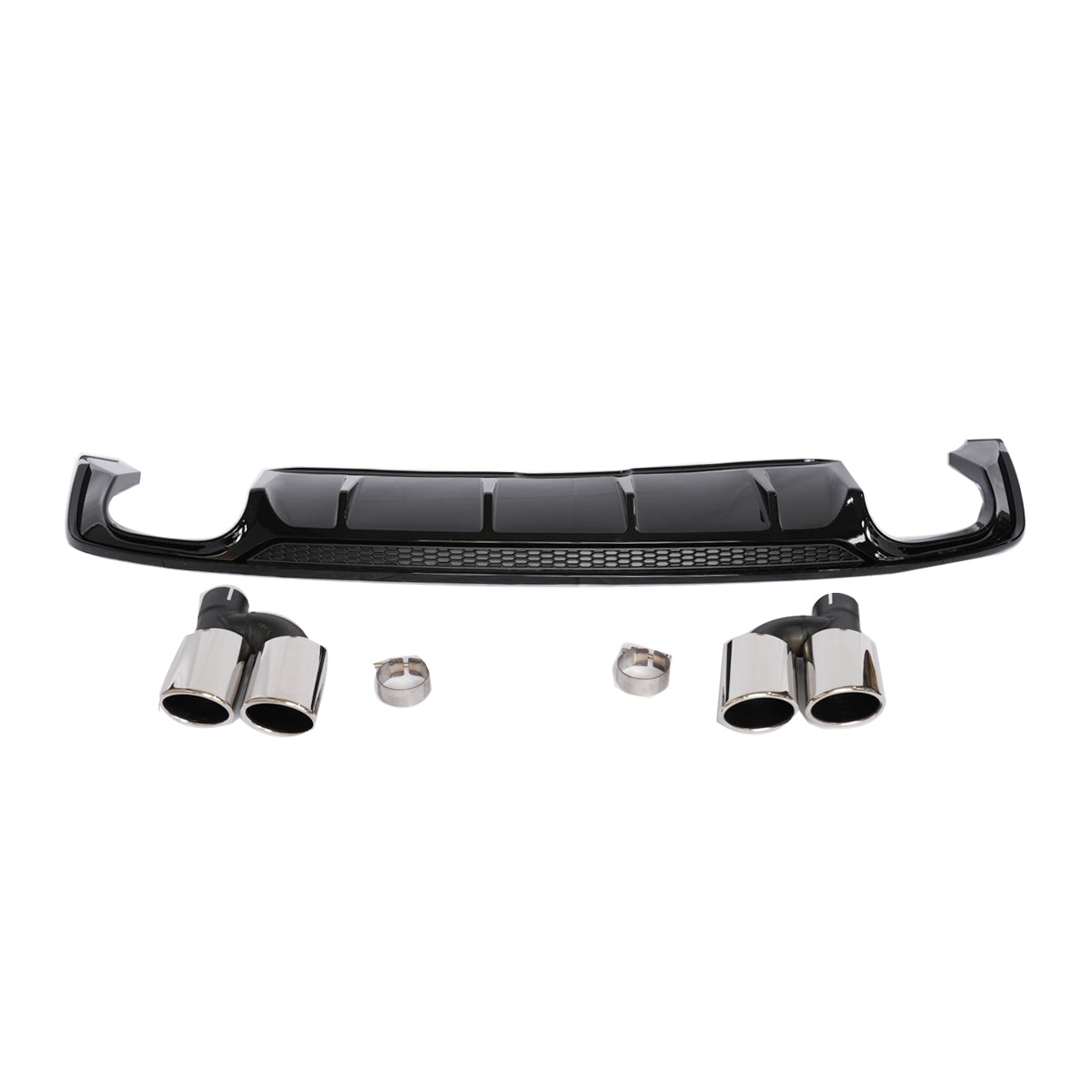 2017-2019 Audi RS5 S5 Style A5 diffuser with tailpipe For Audi A5 S5 B9