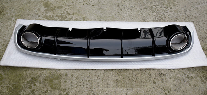 2012-2015 Audi RS6 Style Rear Diffuser With Tailpipe For Audi A6 S6 C7
