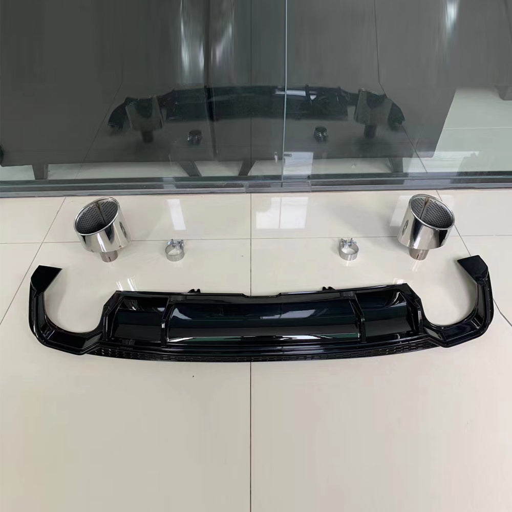 2017-2019 Audi RS5 S5 Style A5 diffuser with tailpipe For Audi A5 S5 B9