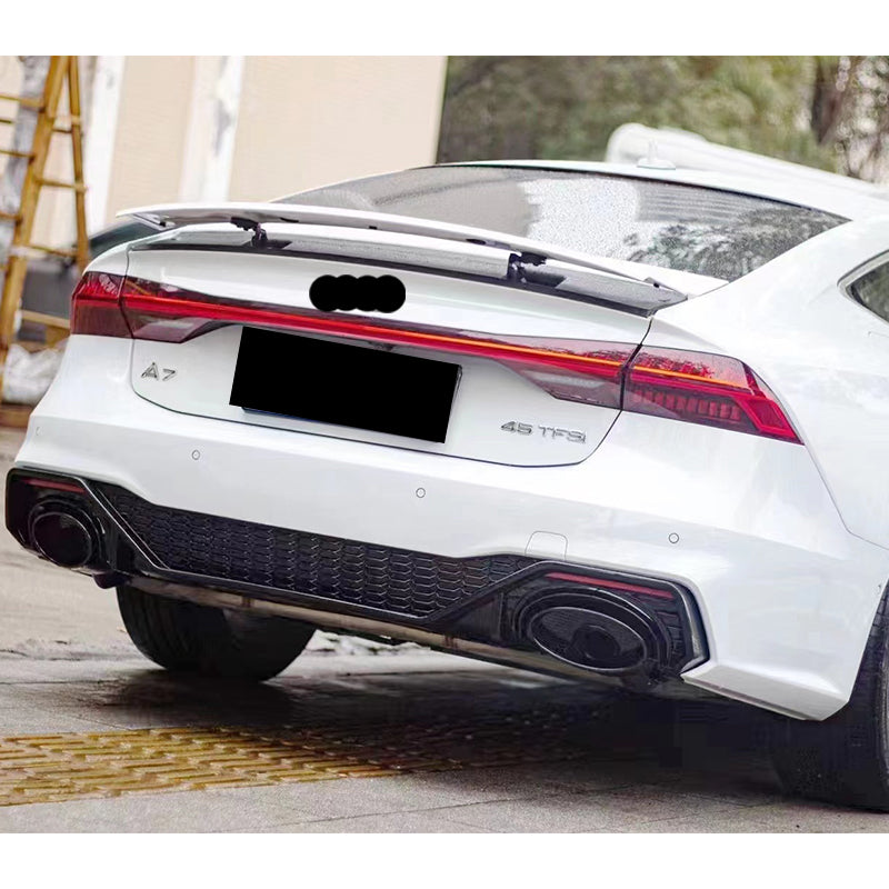 2019-2025 Audi RS7 S7 Style A7 Rear Diffuser With Tailpipe For Audi A7 S7 C8