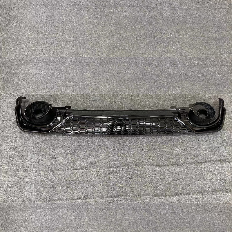 2019-2025 Audi RS6 S6 Style A6 Rear Diffuser With Tailpipe For Audi A6 S6 C8 C8.5