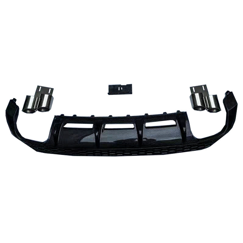 2020-2024 Audi S3 Style A3 S line Rear Diffuser With Tailpipe For Audi A3 S3 8Y