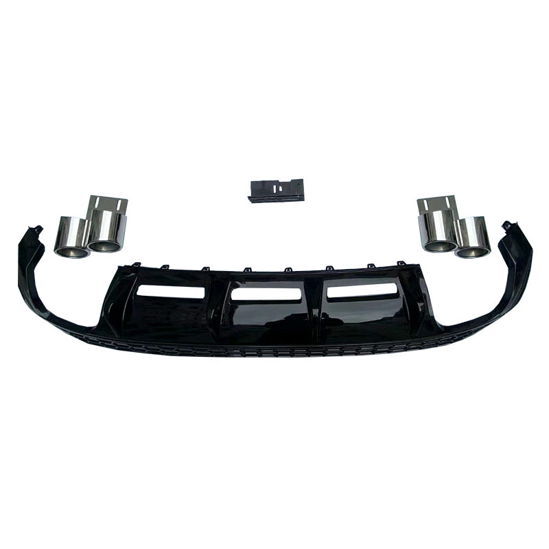 2020-2024 Audi S3 Style A3 S line Rear Diffuser With Tailpipe For Audi A3 S3 8Y