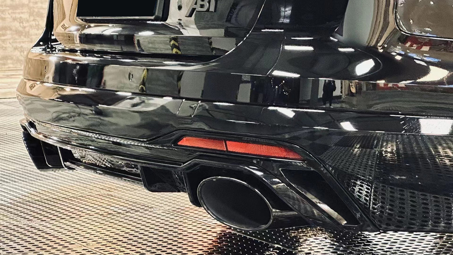 2020-2024 Audi RS4 Style A4 Diffuser With Large Dual Tailpipe For Audi A4 S4 B9.5