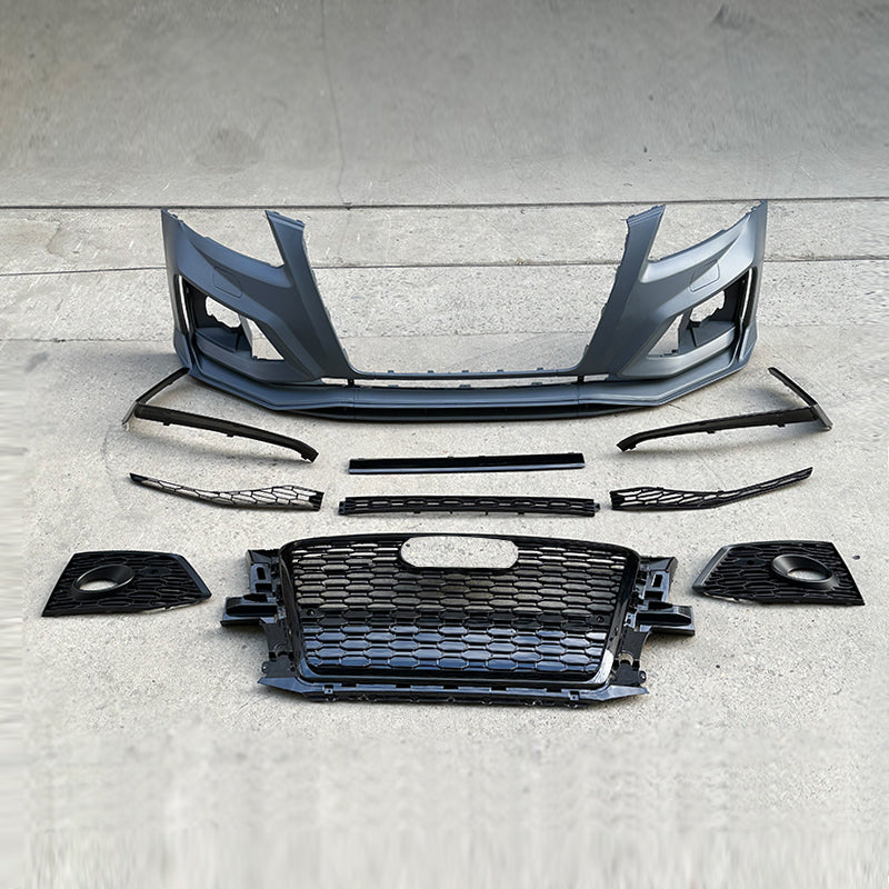 2008-2012 Audi RSQ5 Front Bumper For Q5/SQ5 8R/B8 Upgrade To B9 RSQ5 Style Body Kits With Honeycomb Grille | RSQ5 Bumper