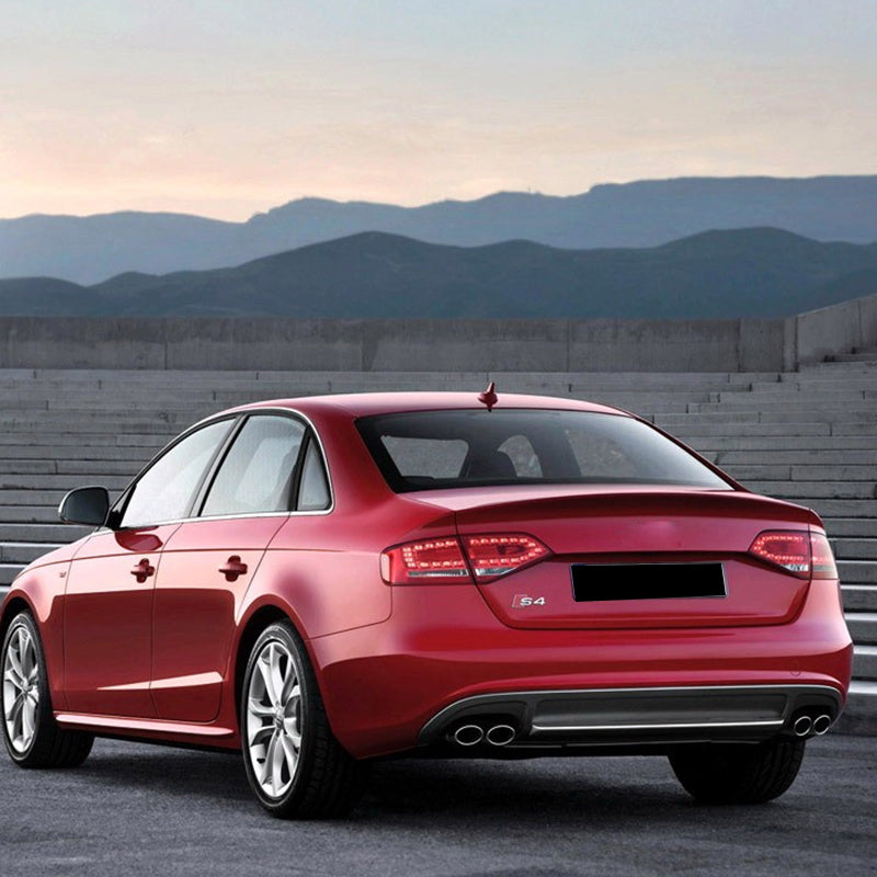 2008-2012 Audi S4 RS4 Style Rear Diffuser With Tailpipe For Audi A4 S4 B8