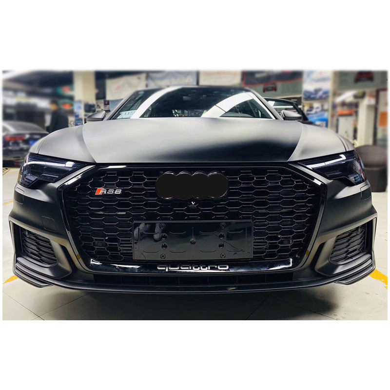 2019-2025 Audi RS6 Honeycomb Grille For Audi A6 S6 C8 C8.5 R style