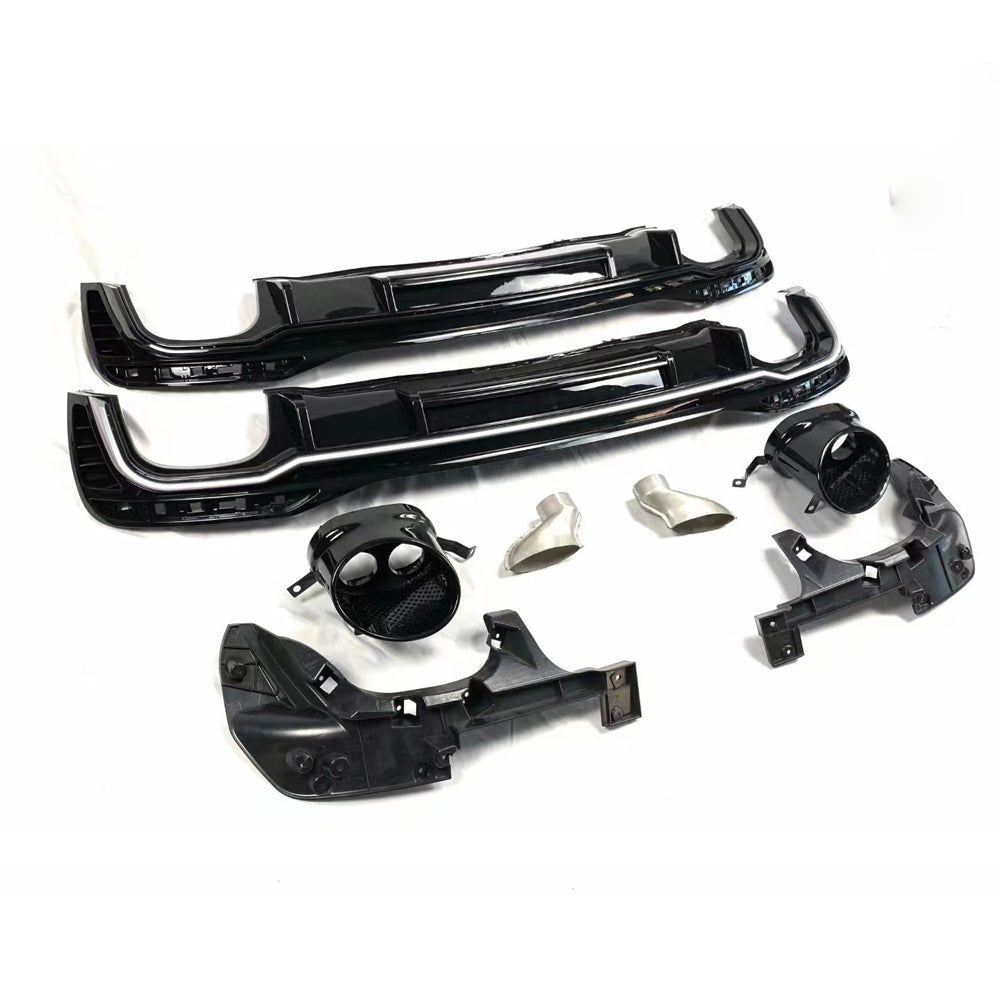 2020-2024 Audi RS4 Style A4 Diffuser With Large Dual Tailpipe For Audi A4 S4 B9.5