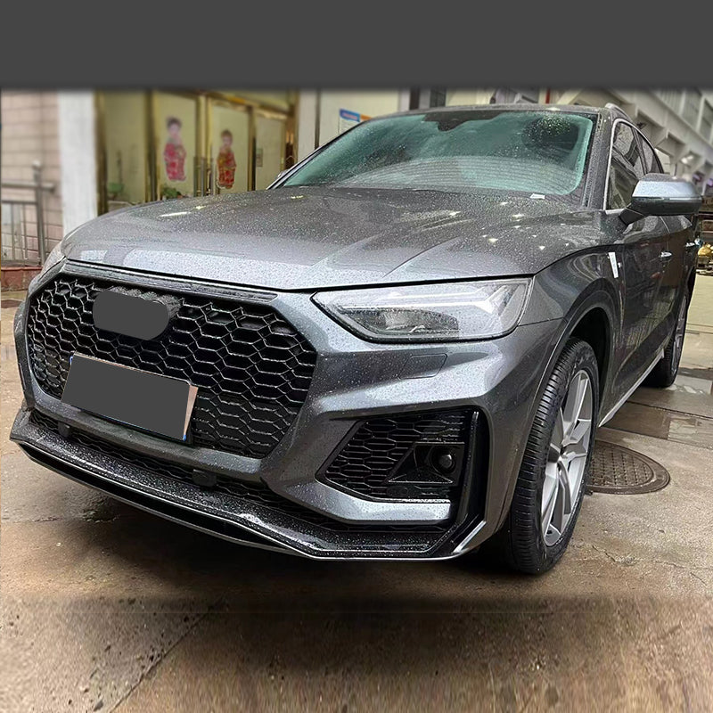 2022-2025 Audi RSQ5 Front Bumper For Q5/SQ5 B9.5 Body Kits With Honeycomb Grille | RSQ5 Bumper