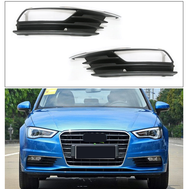 2013-2016 A3 S3 8V Audi Front Bumper Down Grille Honeycomb Style Fog Light Grilles For Audi A3 S3 8V