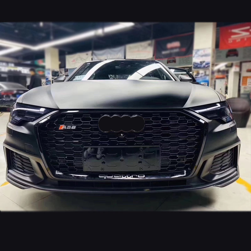 2019-2025 Audi RS6 Honeycomb Grille For Audi A6 S6 C8 C8.5 R style