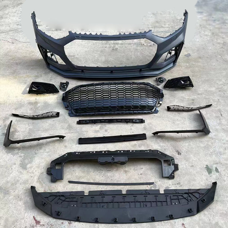 2022-2025 Audi RSQ5 Front Bumper For Q5/SQ5 B9.5 Body Kits With Honeycomb Grille | RSQ5 Bumper