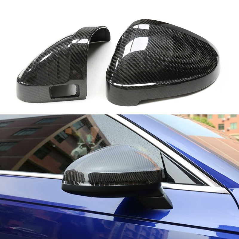 2017-2022 Audi A5 S5 RS5 Carbon Fiber Mirror Caps For Audi A5 B9 B9.5