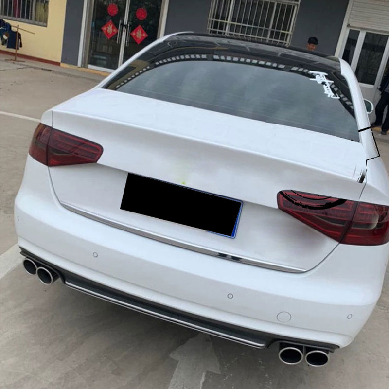 2013-2016 Audi S4 Style A4 S line diffuser with tailpipe For Audi A4 S4 B8.5