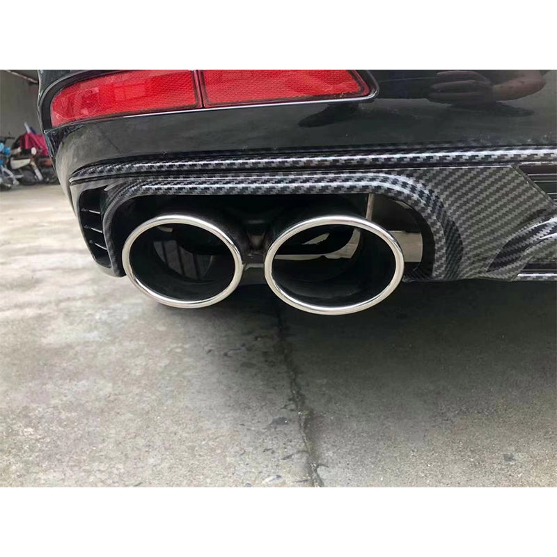 2019-2025 Audi RS6 S6 Style A6 Rear Diffuser With Tailpipe For Audi A6 S6 C8 C8.5