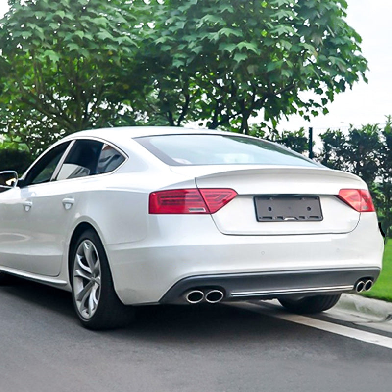 2012-2016 Audi S5 Style A5 Non S line diffuser with tailpipe For Audi A5 S5 B8.5
