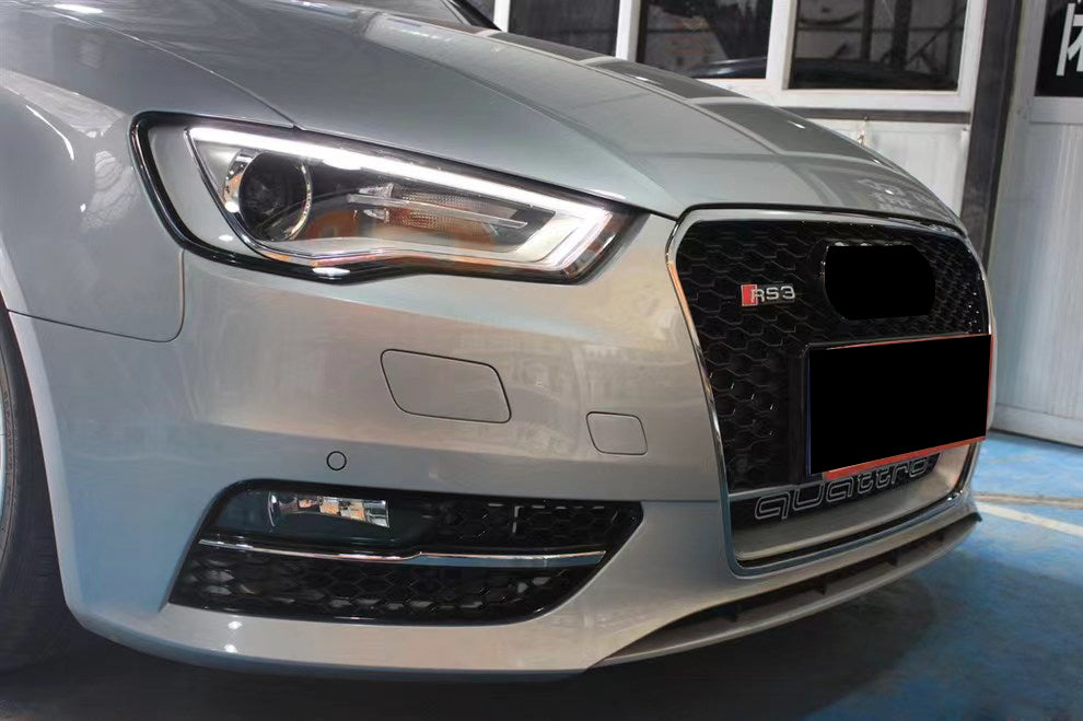 2013-2016 A3 S3 8V Audi Front Bumper Down Grille Honeycomb Style Fog Light Grilles For Audi A3 S3 8V