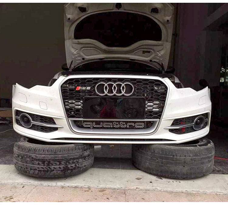 2012-2015 Audi RS6 Honeycomb Grille With Lower Mesh Quattro For Audi A6 S6 C7