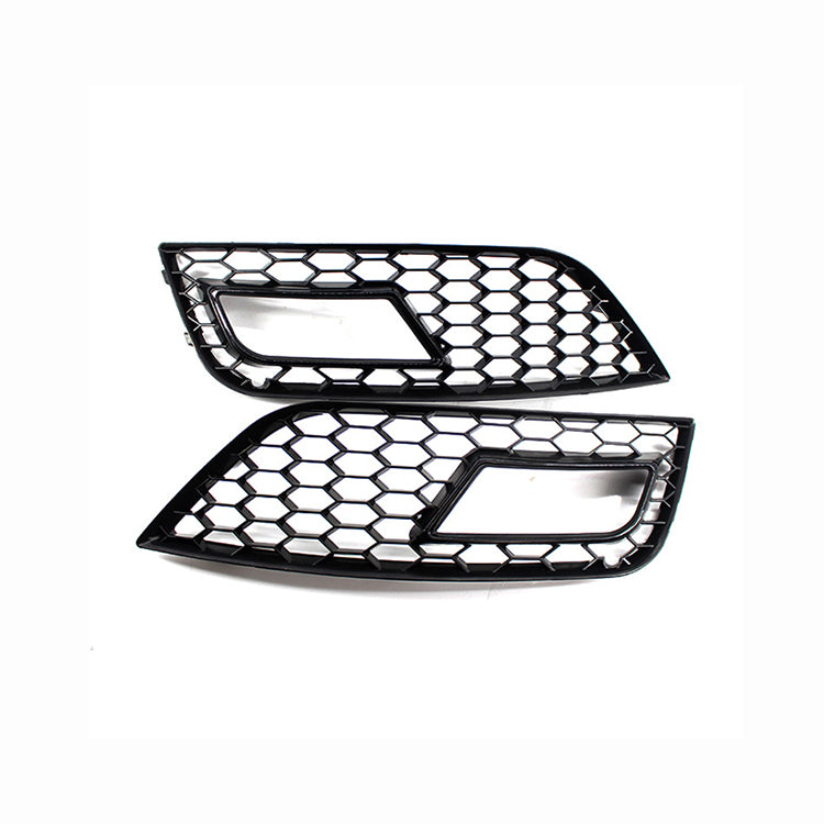 2013-2016 Audi Front Bumper Down Grille Honeycomb Style Non S line Fog Light Grilles For Audi A4 S4 B8.5