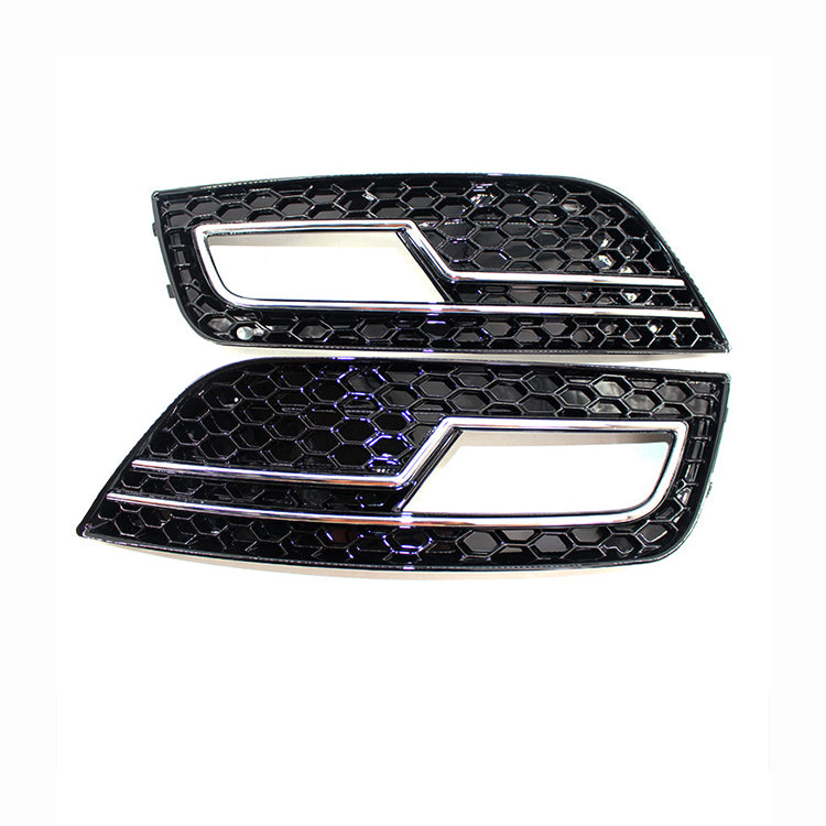 2013-2016 Audi Front Bumper Down Grille Honeycomb Style Non S line Fog Light Grilles For Audi A4 S4 B8.5