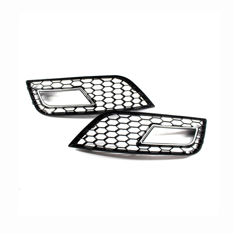 2013-2016 Audi Front Bumper Down Grille Honeycomb Style Non S line Fog Light Grilles For Audi A4 S4 B8.5