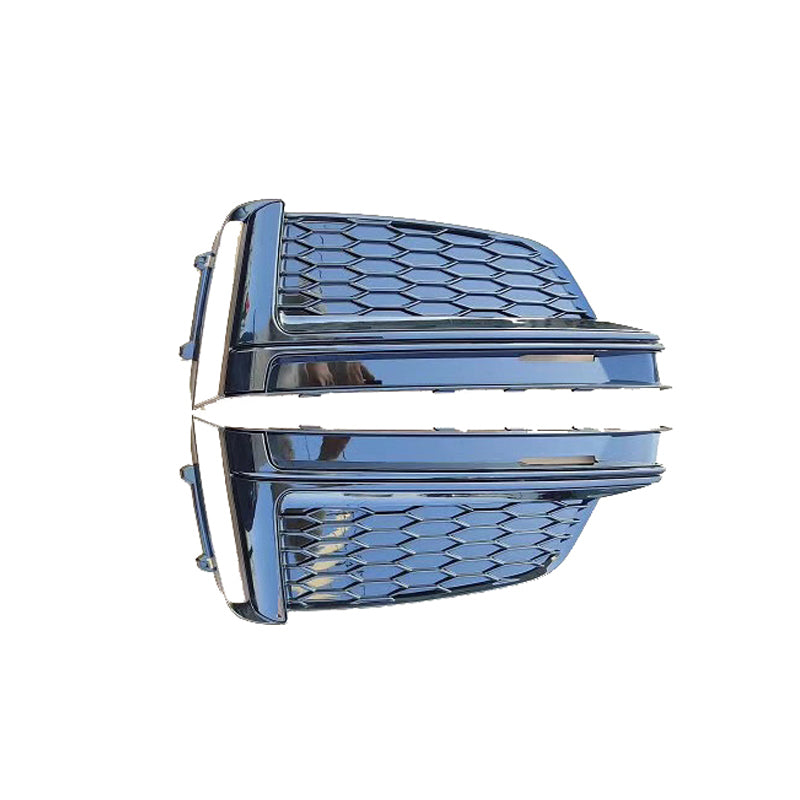 2017-2019 Audi Front Bumper Down Grille Honeycomb Style S-line Fog Light Grilles For Audi A5 S5 B9