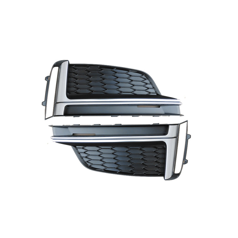2017-2019 Audi Front Bumper Down Grille Honeycomb Style S-line Fog Light Grilles For Audi A5 S5 B9