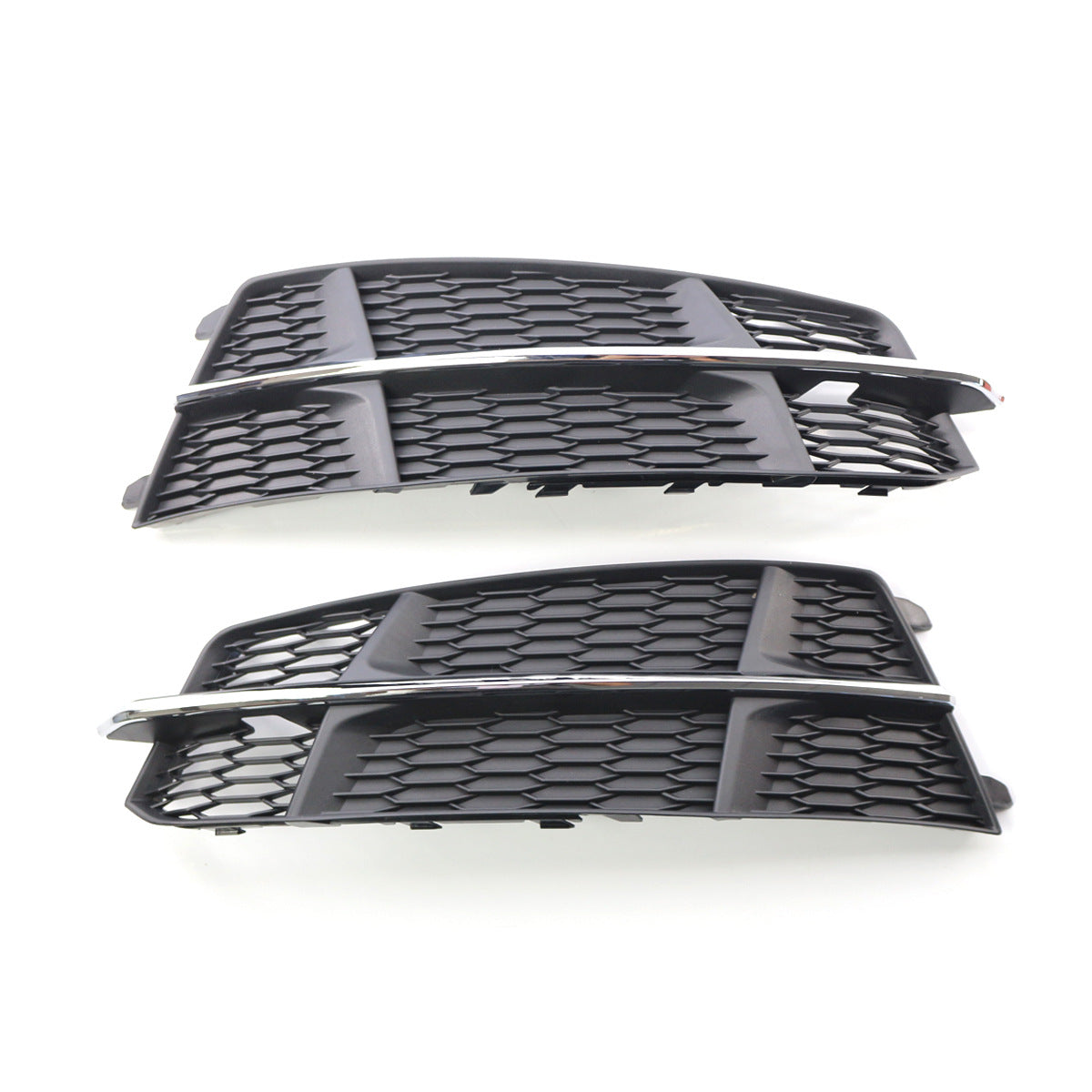 2016-2018 Audi Front Bumper Down Grille Honeycomb Style S Line Fog Light Grilles For Audi A6 S6 C7.5