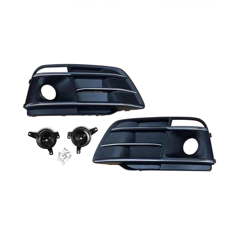 2019-2021 Audi Front Bumper Down Grille Honeycomb Style S Line Fog Light Grilles For Audi Q5 SQ5 B9