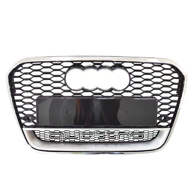 2012-2015 Audi RS6 Honeycomb Grille With Lower Mesh Quattro For Audi A6 S6 C7