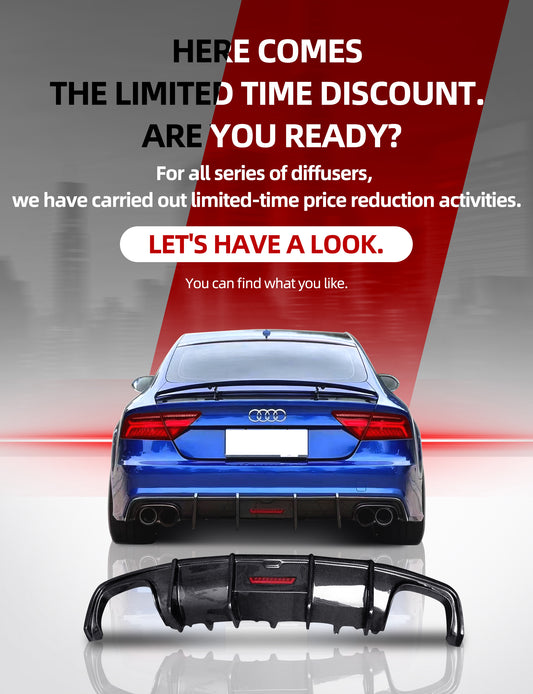 Maximize Your Audi’s Performance and Style with Our Discounted Diffusers!