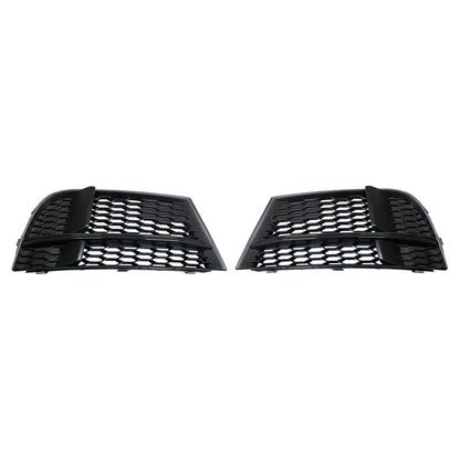 2017-2019 A3 S3 8V.5 Audi Front Bumper Down Grille Honeycomb Style S line Fog Light Grilles For Audi A3 S3 8V.5