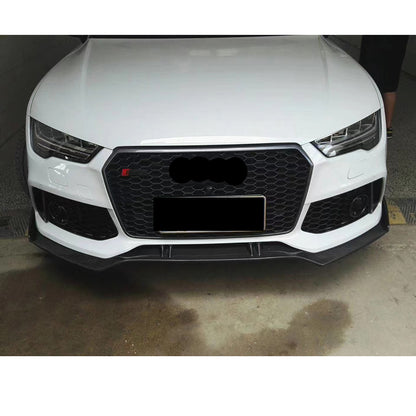 2016-2018 Audi RS7 Front Bumper For A7/S7 C7.5 Body Kits With Honeycomb Grille Fog Light Grille | RS7 Bumper