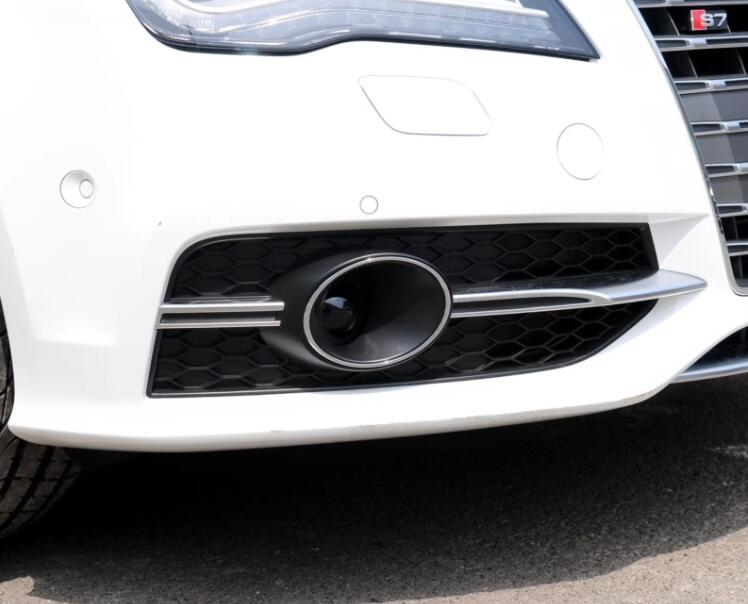 2009-2015 Audi Front Bumper Down Grille Honeycomb Style S line Fog Light Grilles For Audi A7 S7 C7