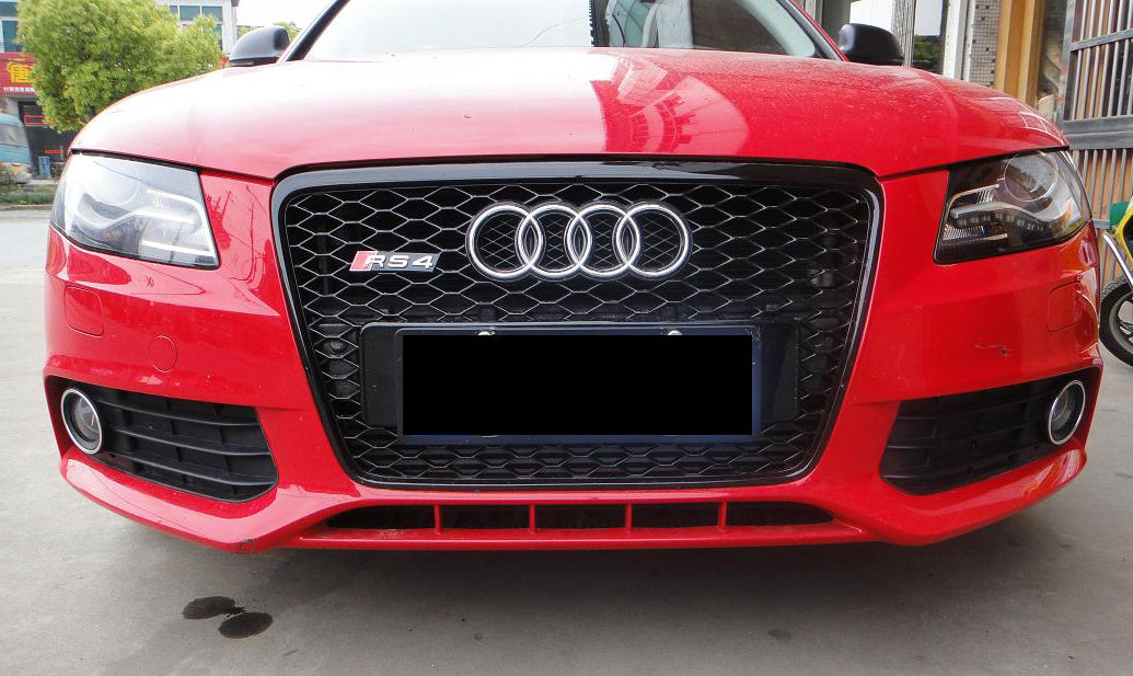 2008-2012 Audi RS4 Honeycomb Front Grille For Audi A4 S4 B8