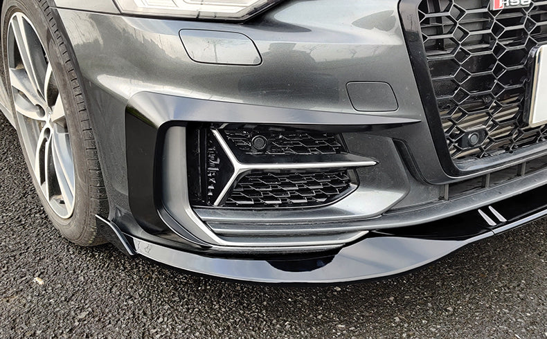 2019-2022 Audi Front Bumper Down Grille Honeycomb Style S Line Fog Light Grilles For Audi A6 S6 C8