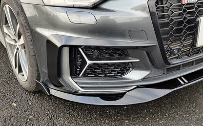 2019-2022 Audi Front Bumper Down Grille Honeycomb Style S Line Fog Light Grilles For Audi A6 S6 C8