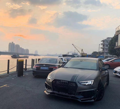 2017-2019 Audi RS4 Honeycomb Front Grille For Audi A4 S4 B9