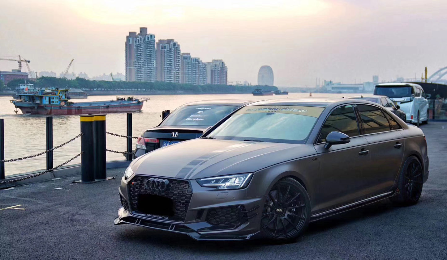 2017-2019 Audi RS4 Honeycomb Front Grille For Audi A4 S4 B9