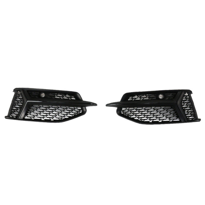 2019-2022 Audi Front Bumper Down Grille Honeycomb Style Non S Line Fog Light Grilles For Audi A6 S6 C8