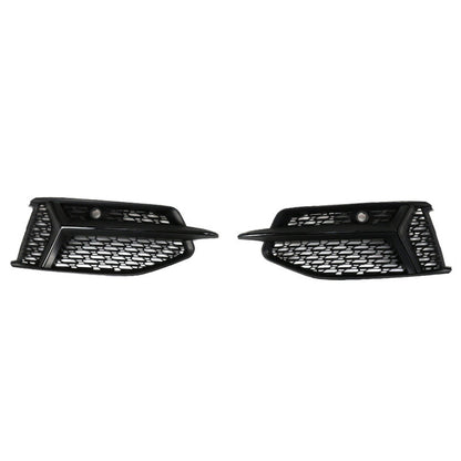 2019-2022 Audi Front Bumper Down Grille Honeycomb Style Non S Line Fog Light Grilles For Audi A6 S6 C8