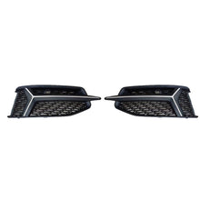 2019-2022 Audi Front Bumper Down Grille Honeycomb Style Non S Line Fog Light Grilles For Audi A6 S6 C8
