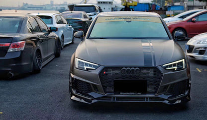 2017-2019 Audi RS4 Honeycomb Front Grille For Audi A4 S4 B9