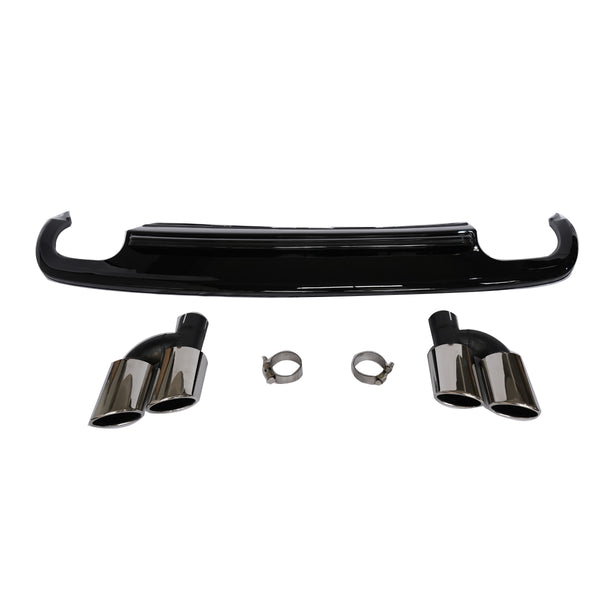 2012-2016 Audi S5 Non S line diffuser with tailpipe For Audi A5 S5 B8.5