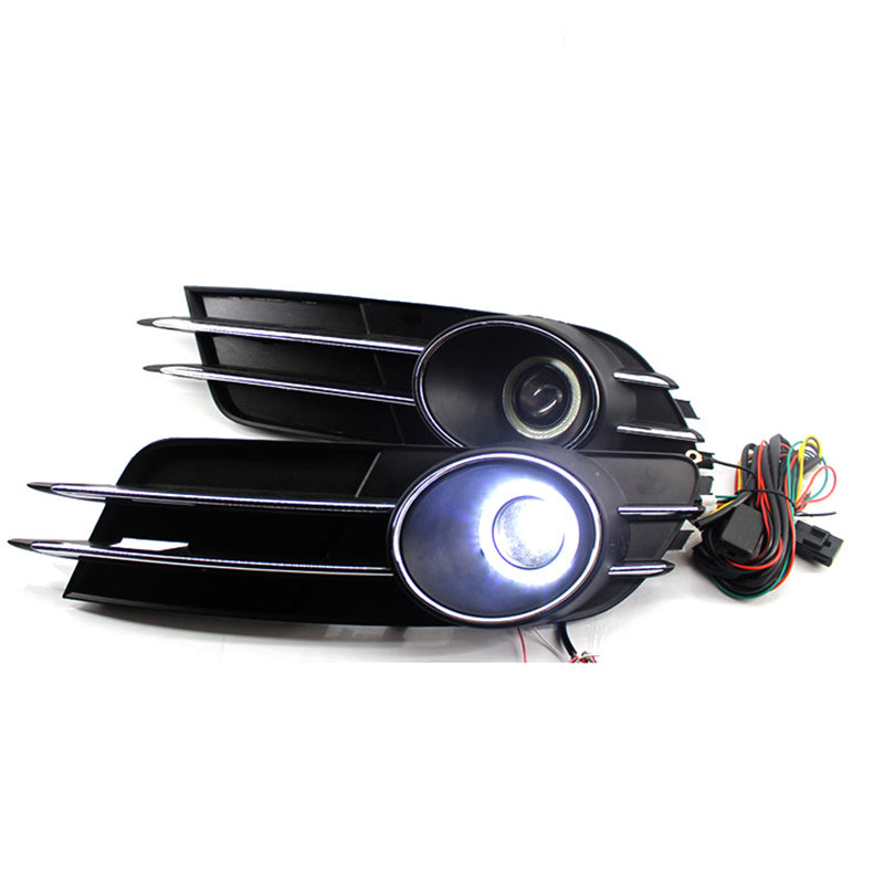 2012-2015 Audi Front Bumper Down Grille Honeycomb Style Non S Line Fog Light Grilles For Audi A6 S6 C7