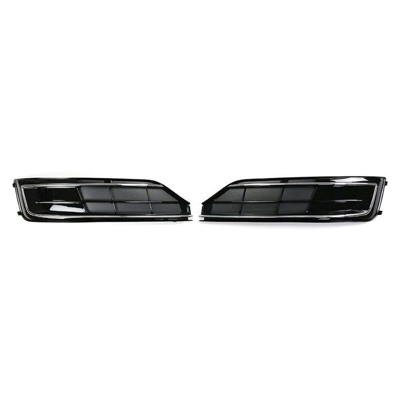 2015-2018 Audi Front Bumper Down Grille Honeycomb Style Non S line Fog Light Grilles For Audi A8 S8 D4 PA