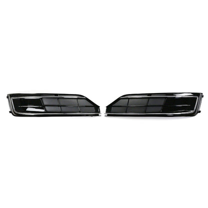 2015-2018 Audi Front Bumper Down Grille Honeycomb Style Non S line Fog Light Grilles For Audi A8 S8 D4 PA